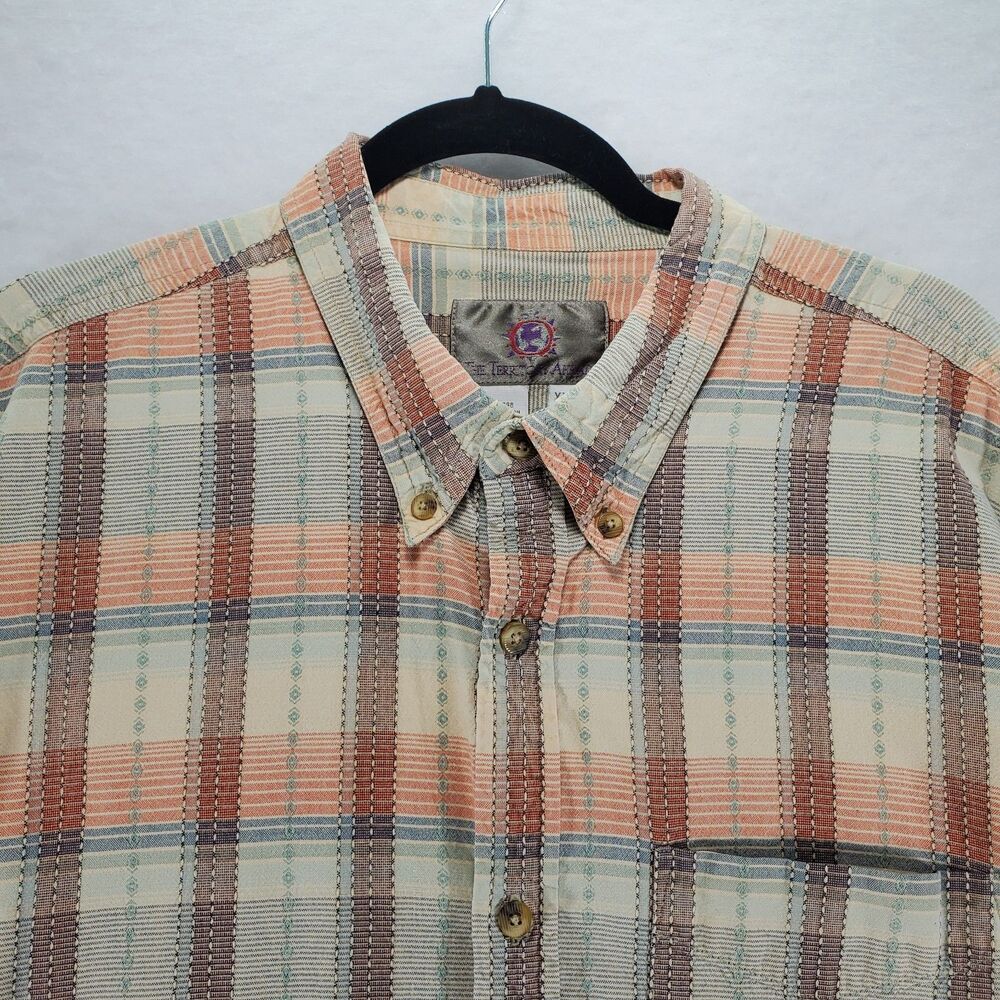 XXL The Territory Ahead Plaid Shirt Button Down Men's Long Sleeve Pocket - Picture 7 of 13